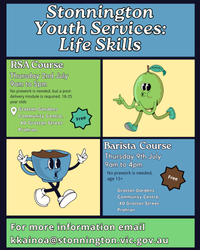 Upcoming Lifeskills